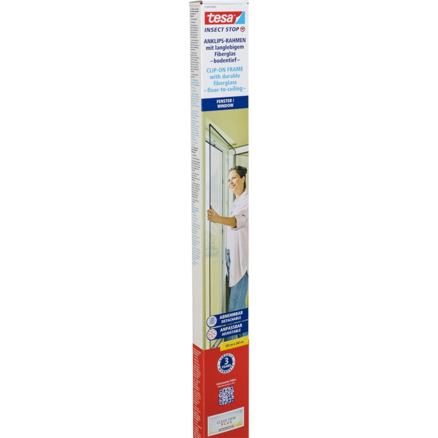 Tesa Insect Stop Clip On 55360 floor to ceiling 2,4x1,2m anth. #1
