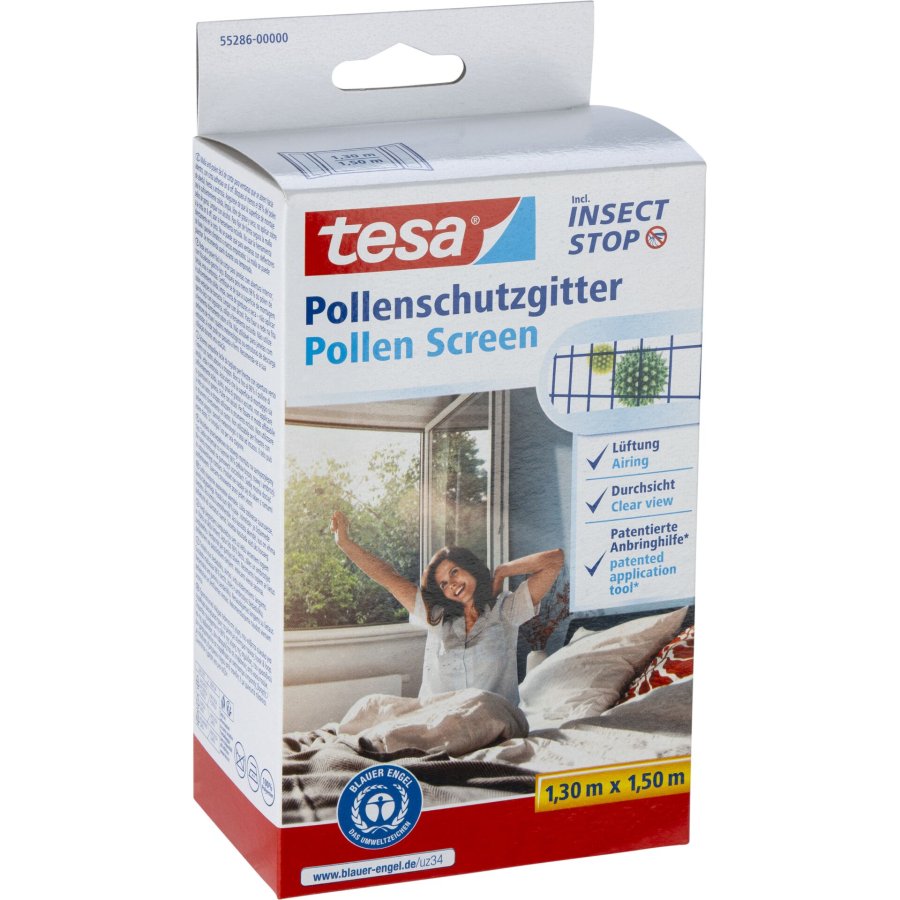 Tesa Pollenschutzgitter Klett 130x150cm 55286 #1