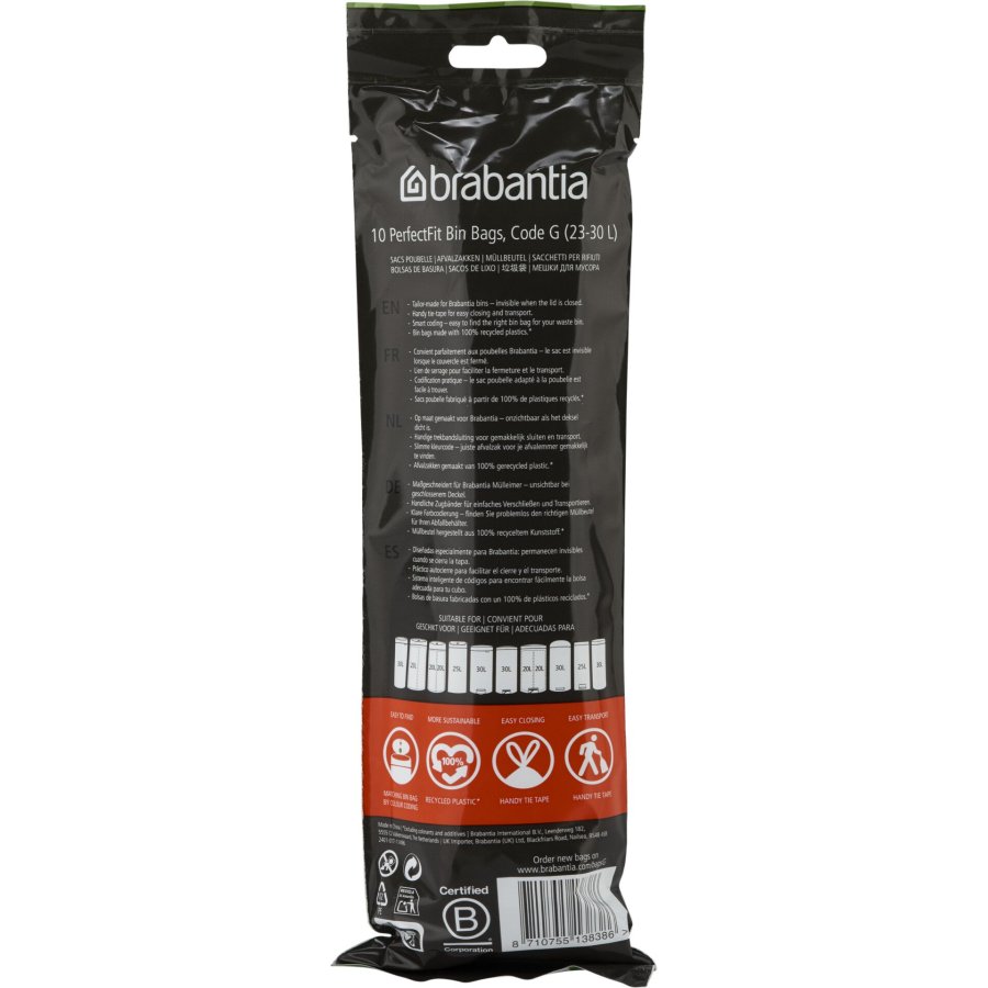 Brabantia PerfectFit Trash Bag Code G (23-30 Liter) #2