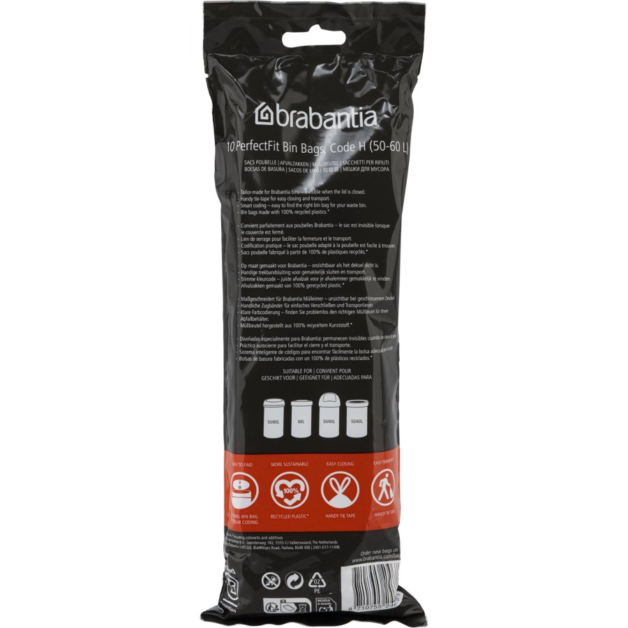Brabantia PerfectFit Trash Bag Code H (50-60 Liter) #2