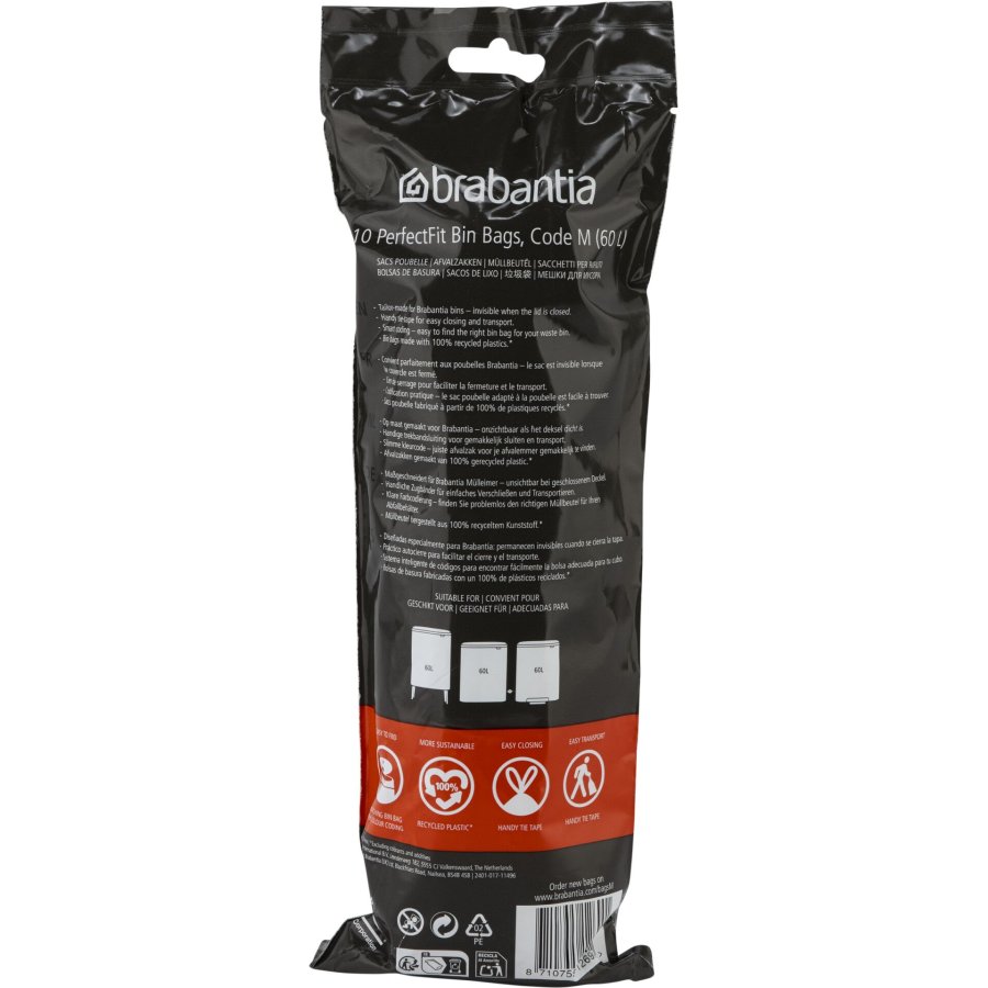 Brabantia PerfectFit Trash Bag Bo, Code M (60 Liter) #2
