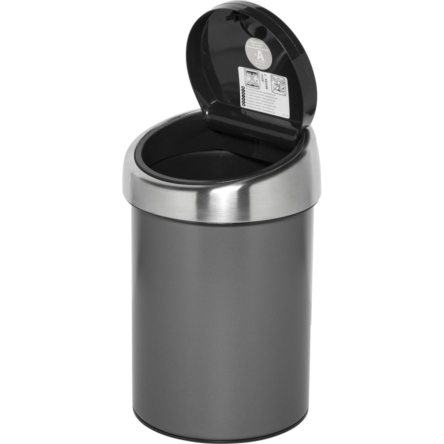 Brabantia Touch Bin 3 Liter Platinum #2
