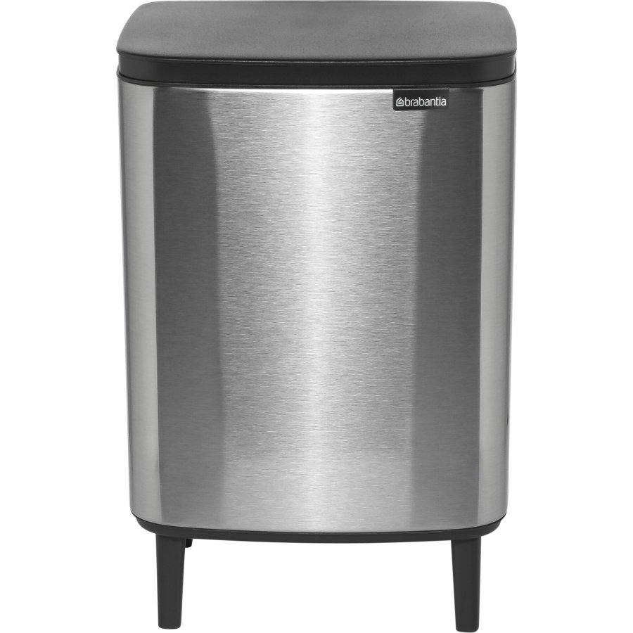 Brabantia BO Mülleimer HI 12 l Matt Steel Fingerprint Proof #1