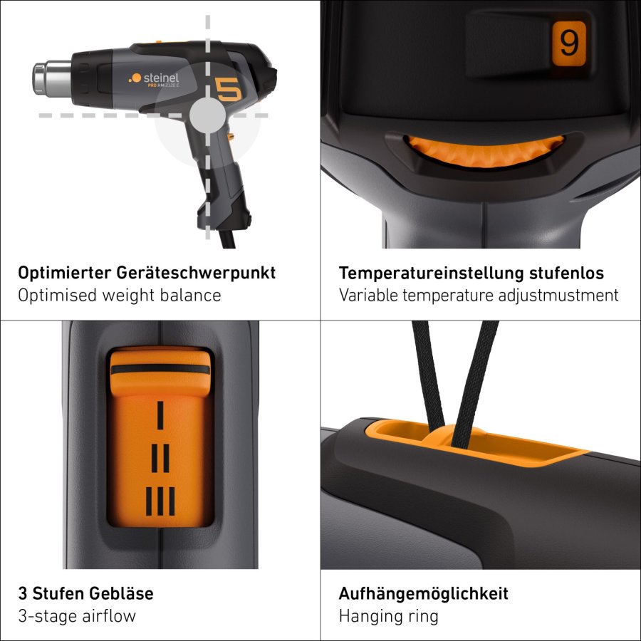 Steinel HM 2120 E Heißluft Pistolengerät #4