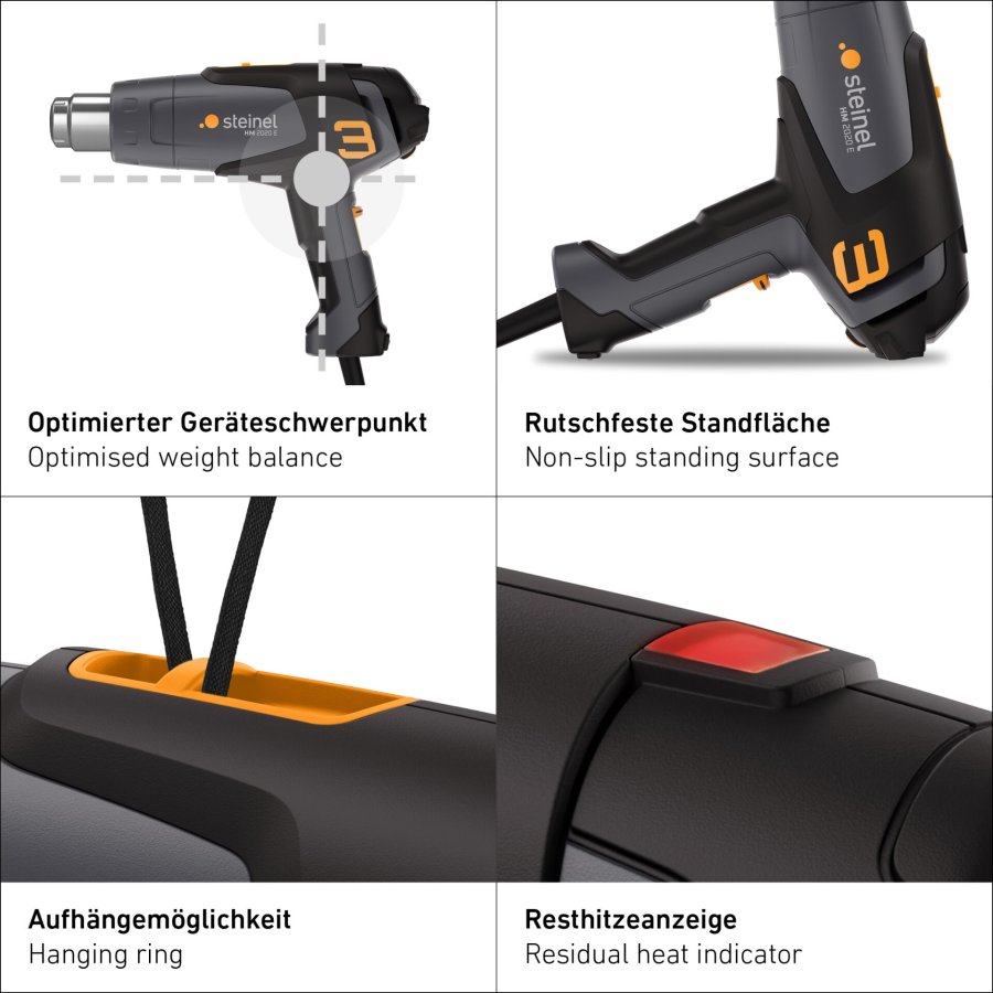 Steinel HM 2020 E Heißluft Pistolengerät #4