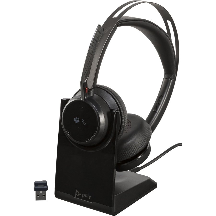 HP Poly Voyager Focus 2 MS Stereo w. Stand USB-C/A #1
