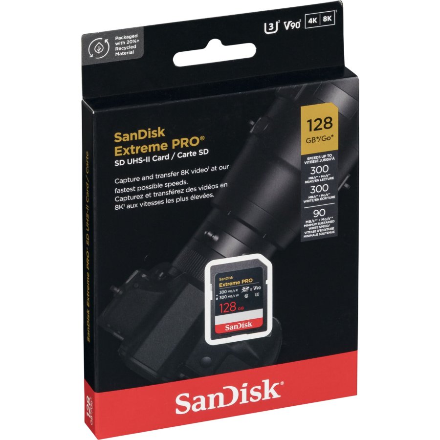 SanDisk ExtremePRO SDXCV90 128GB 300MB UHS-II  SDSDXDM-128G-GN4IN #1