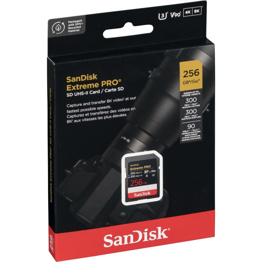 SanDisk ExtremePRO SDXCV90 256GB 300MB UHS-II  SDSDXDM-256G-GN4IN #1