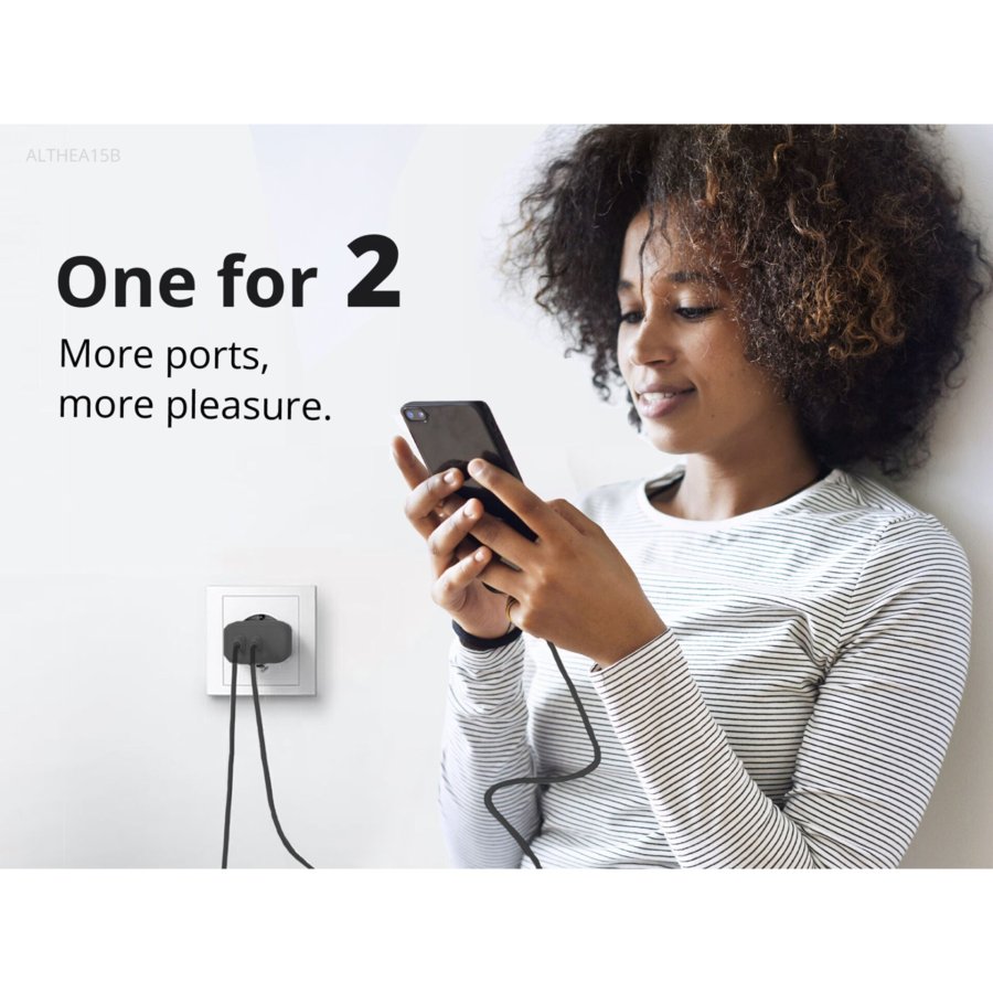 Conceptronic ALTHEA15B 2-Port 20W GaN USB PD Charger #9