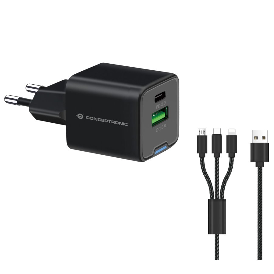 Conceptronic ALTHEA16B 2-Port 33W GaN USB PD Charger #1
