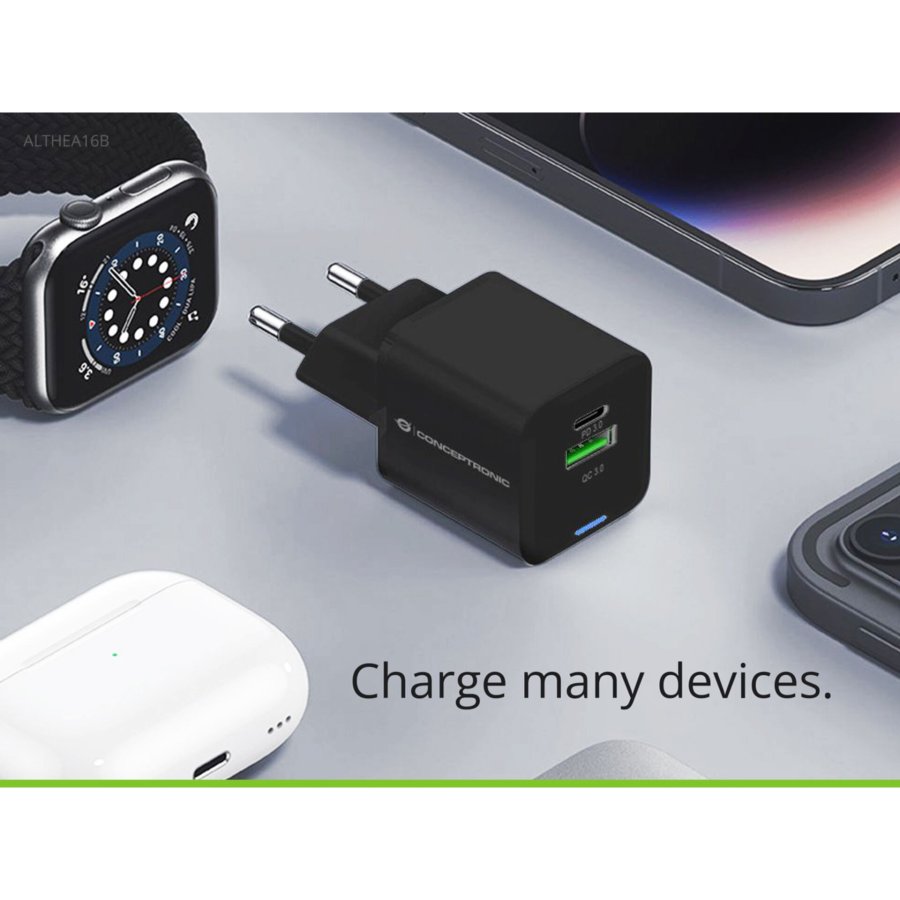 Conceptronic ALTHEA16B 2-Port 33W GaN USB PD Charger #11