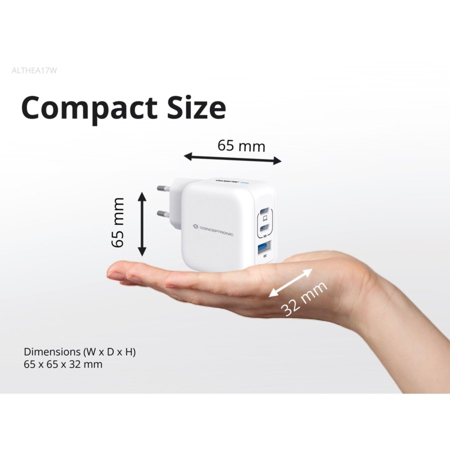 Conceptronic ALTHEA17W 3-Port 67W GaN USB PD Charger #6