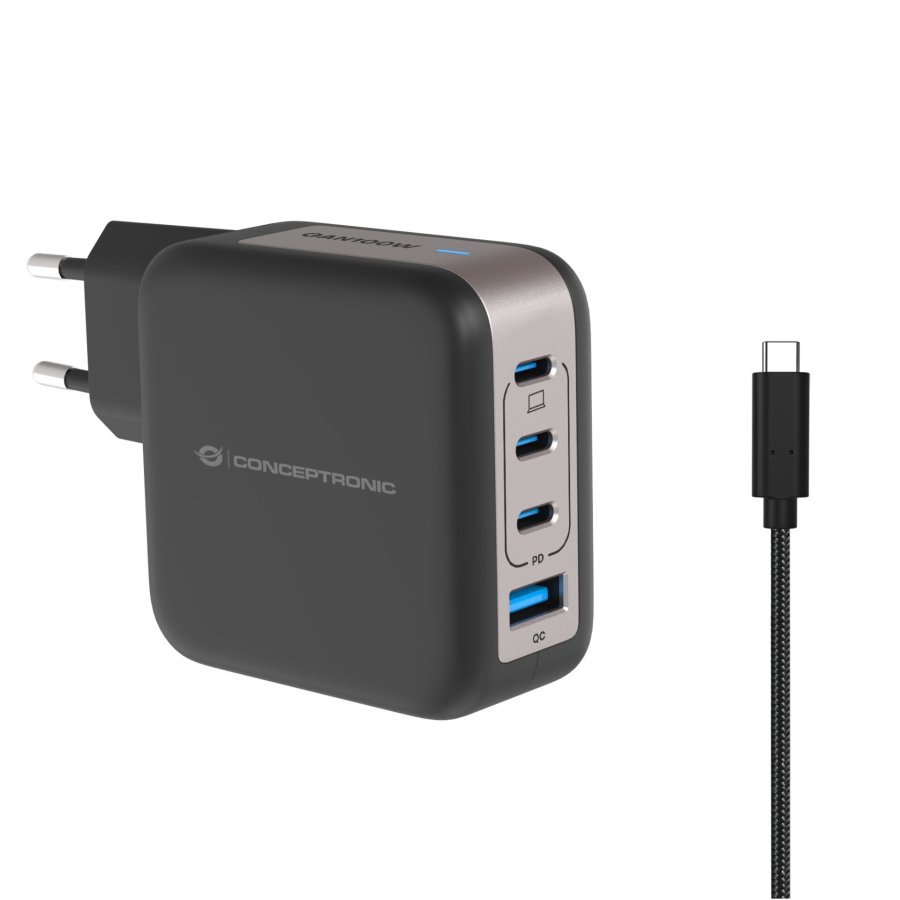 Conceptronic ALTHEA18B 4-Port 100W GaN USB PD Charger #1