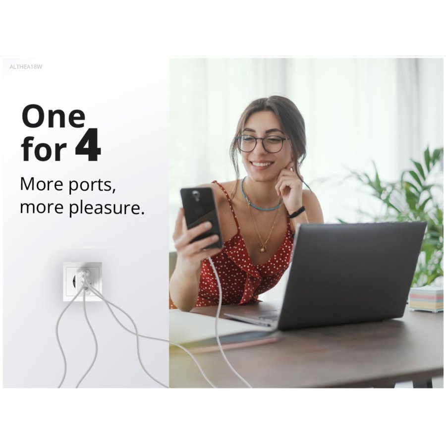 Conceptronic ALTHEA18W 4-Port 100W GaN USB PD Charger #4