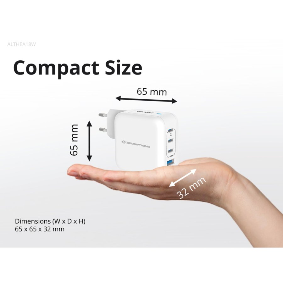 Conceptronic ALTHEA18W 4-Port 100W GaN USB PD Charger #7