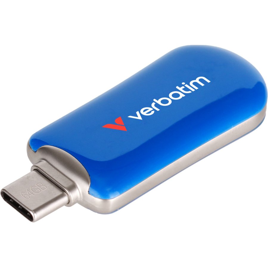 Verbatim Plectra Blue       64GB USB-C Flash Drive          30232 #1