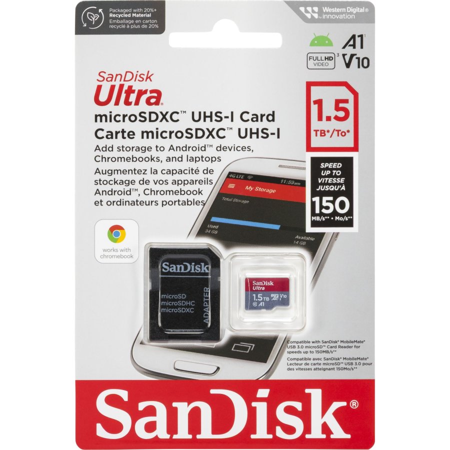 SanDisk Ultra microSDXC A1 1,5TB 150MB/s Adapt.SDSQUAC-1T50-GN6MA #1