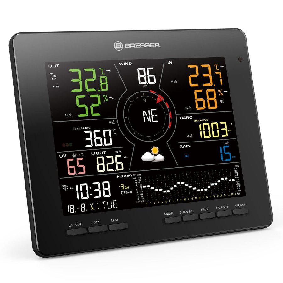 Bresser Wetter Center 7-in-1 4cast MD Funk #3