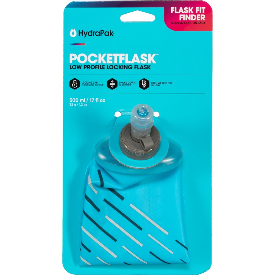 Hydrapak Pocketflask 500ml Faltflasche blau #1