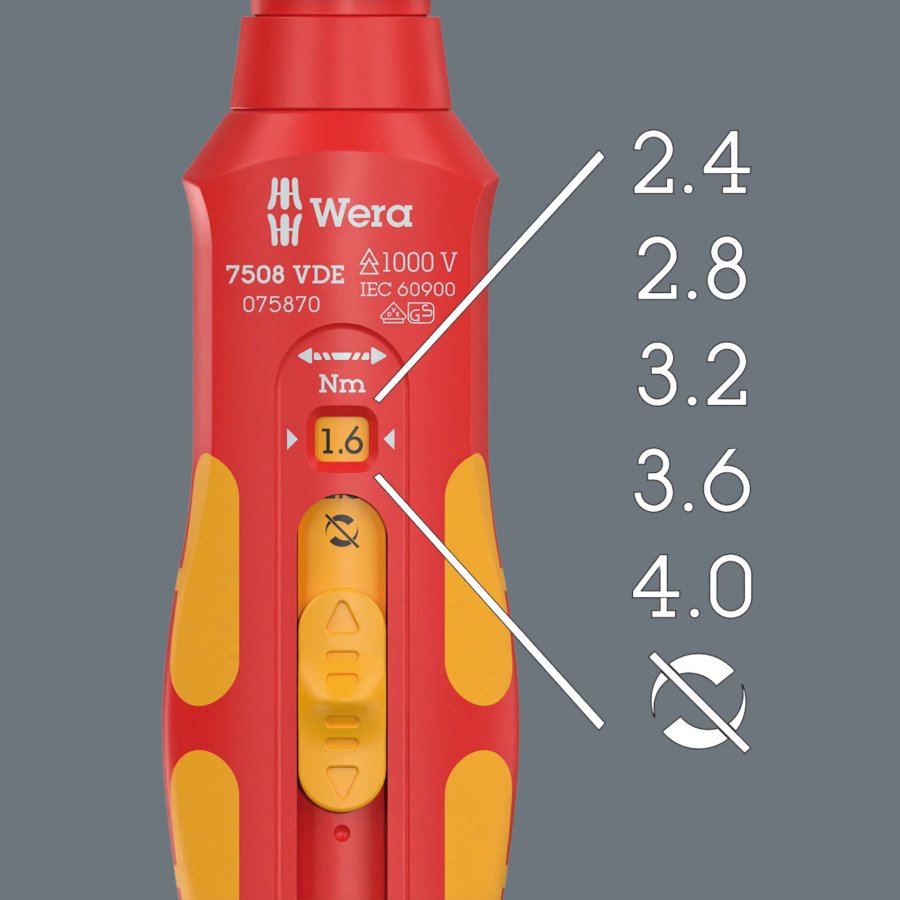 Wera 7508 VDE Kraftform Safe- Torque Speed 0,4-2,0 Nm #3