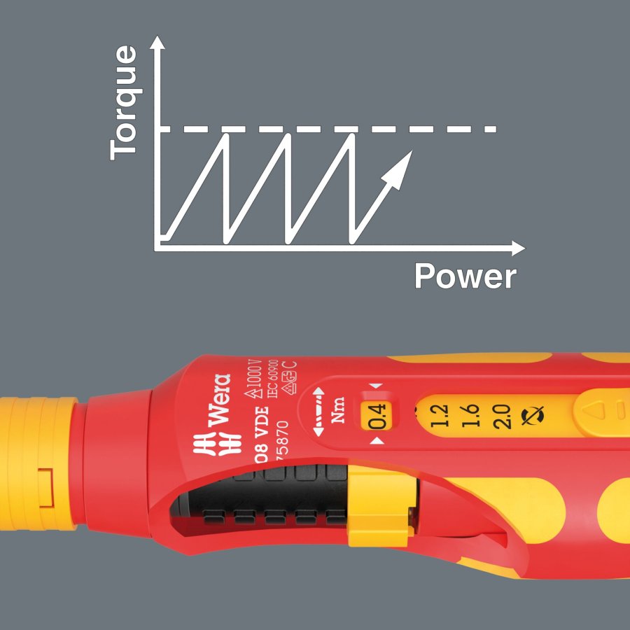 Wera 7508 VDE Kraftform Safe- Torque Speed 0,4-2,0 Nm #6