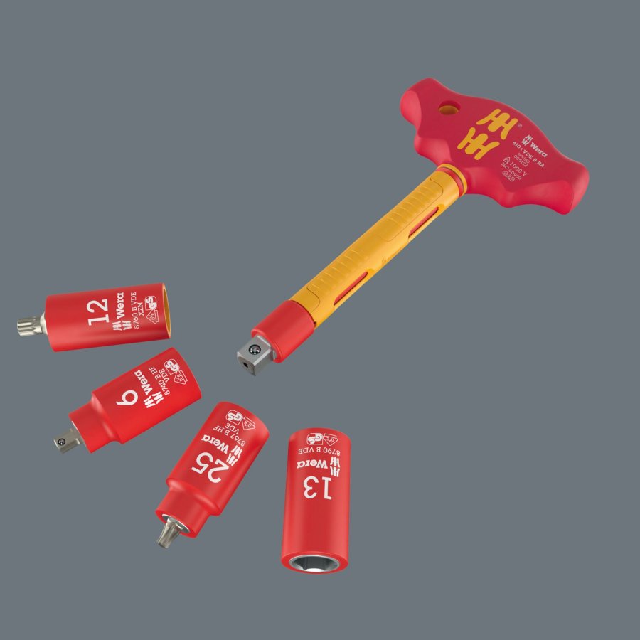 Wera 410 i VDE B RA VDE-isoliert Quergriff- 3/8 #2
