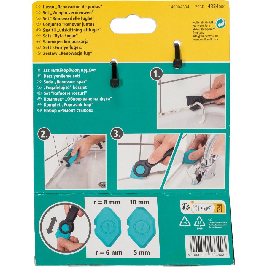 Wolfcraft Fugen-Erneuerungs-Set 4334000 #2