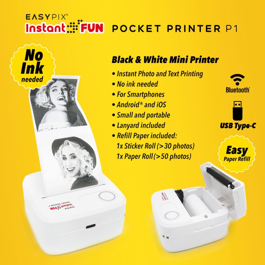 Easypix InstantFUN P1 Pocket Printer #16