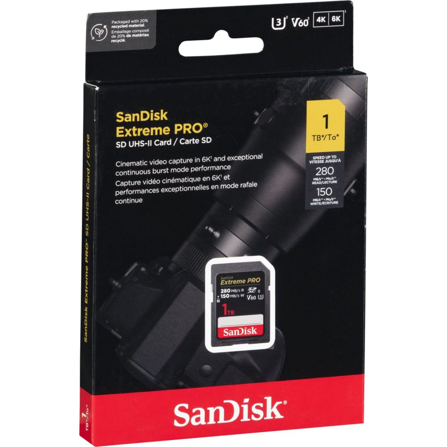 SanDisk Extreme Pro SDXC     1TB UHS-II C10 U3 V60 #1