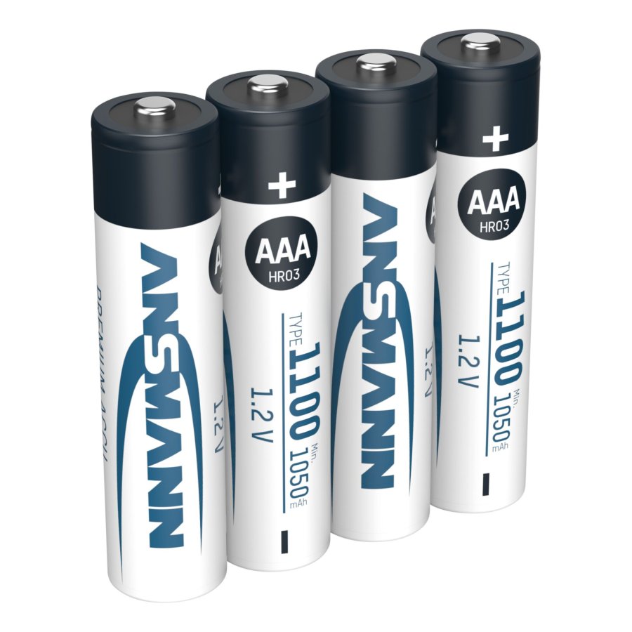 1x4 Ansmann NiMH rech. battery 1100 Micro AAA 1050 mAh #2