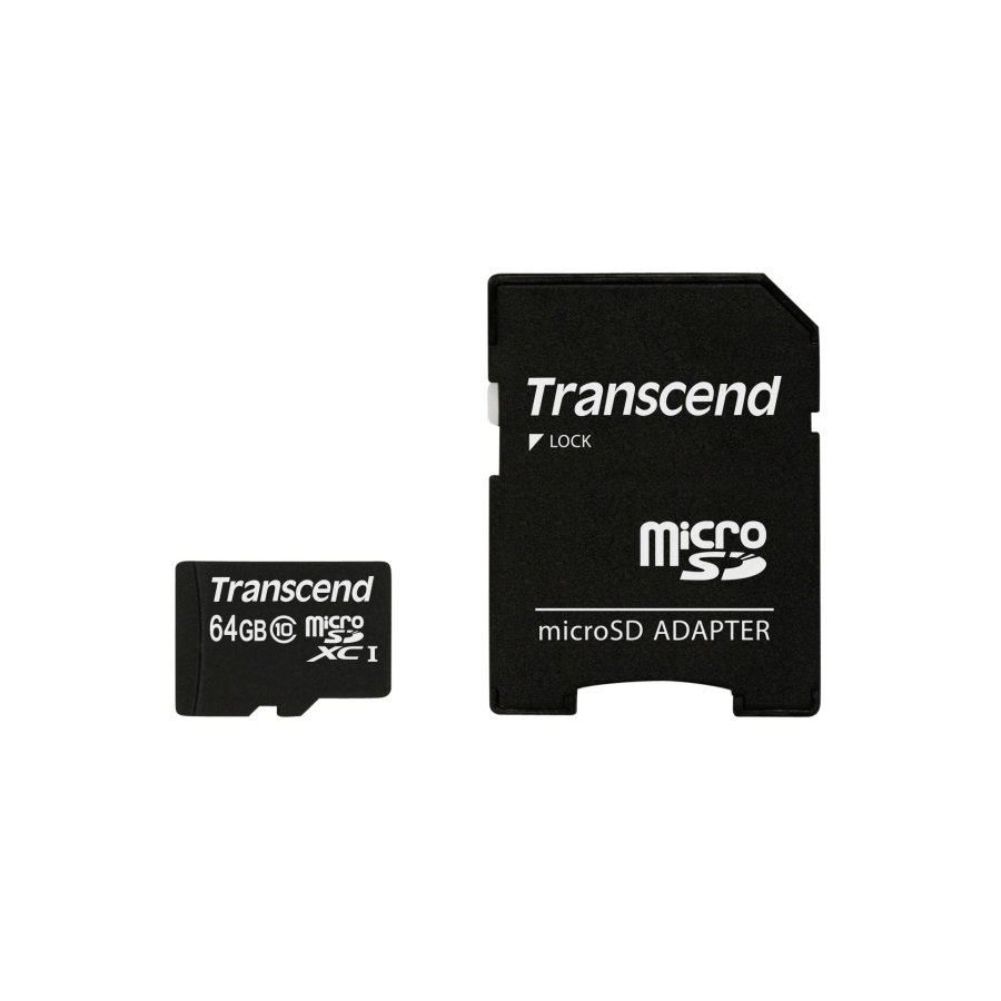 Transcend microSDXC         64GB Class 10 + SD Adapter #3