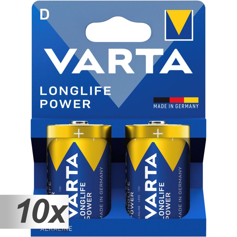 10x2 Varta Longlife Power Mono D LR 20            VPE Innenkarton #1
