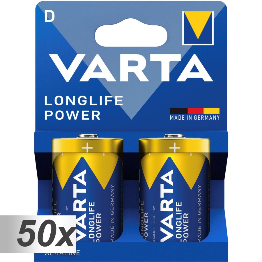 50x2 Varta Longlife Power Mono D LR 20           VPE Masterkarton #1