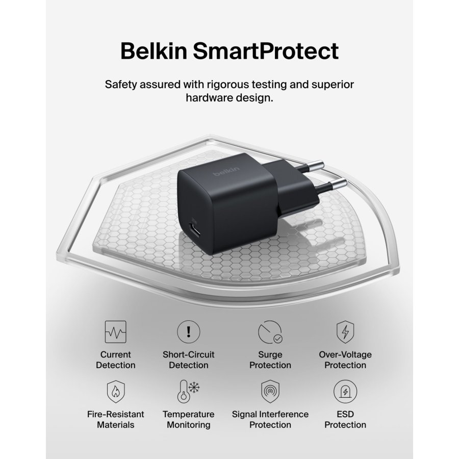 Belkin BOOST Charge 25W USB-C sw Lad.PD/PPS 1m K. WCA012kq1MBK-B6 #9