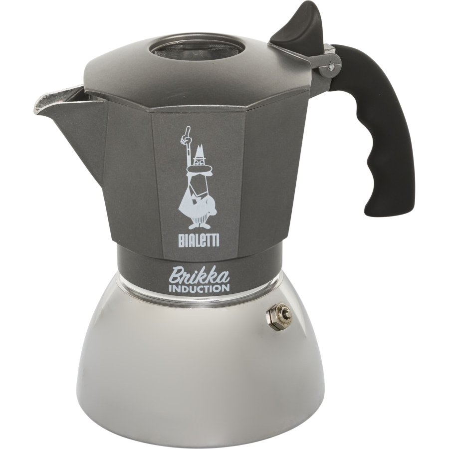 Italiensk Kaffekande Bialetti Brikka Slvfarvet Aluminium #1