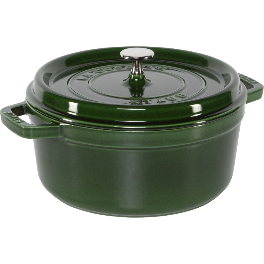 STAUB LA COCOTTE Cast iron pot round 3.8 ltr, green #1