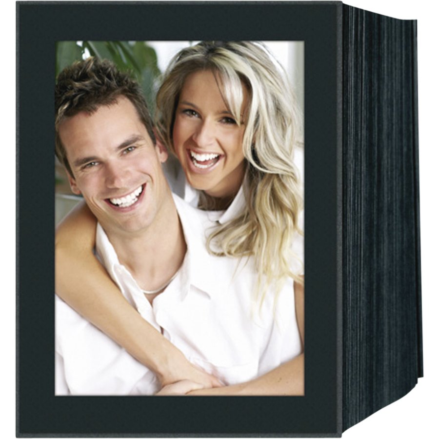 1x125 Daiber Passepartouts black 15x20 deckle edged paper endless #1