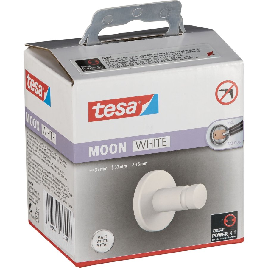 Tesa Moon Handtuchhaken 40573 weiß matt #1