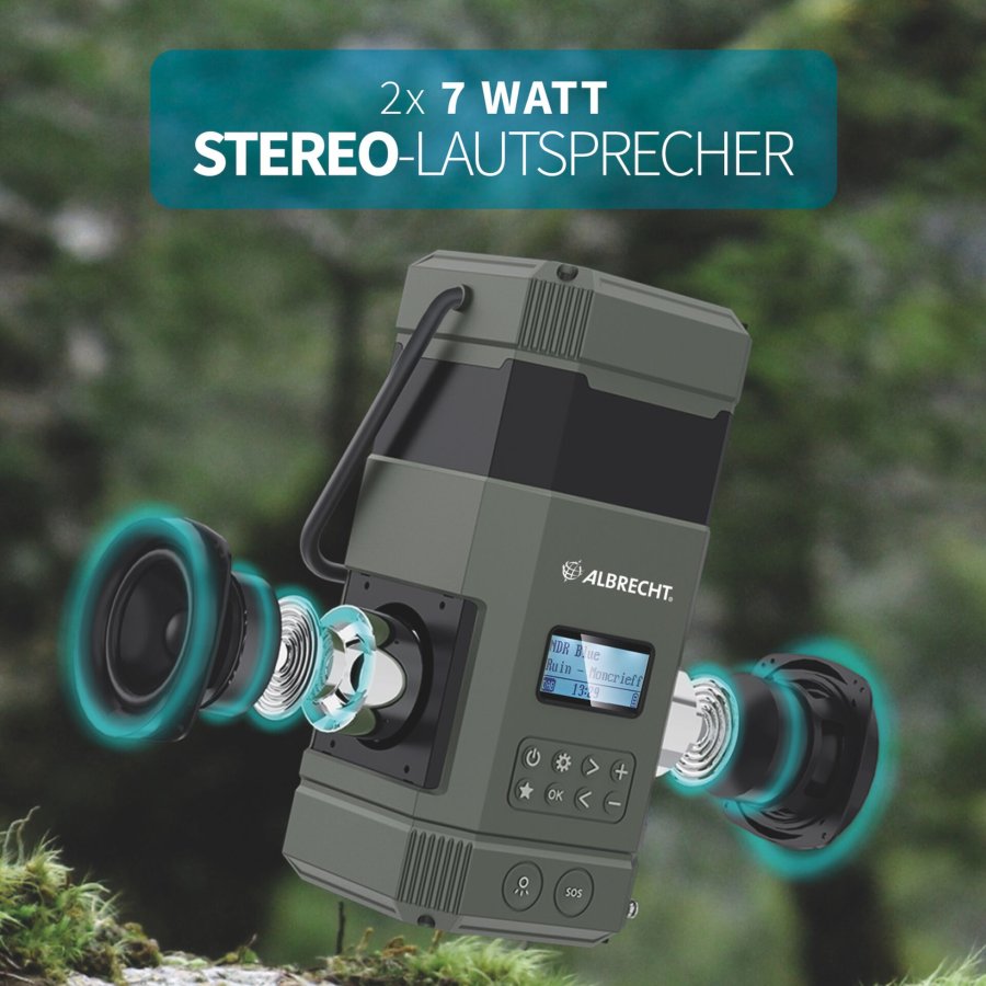 Albrecht DR 114 DAB+ Outdoor- Radio mit Camping-Lampe #7