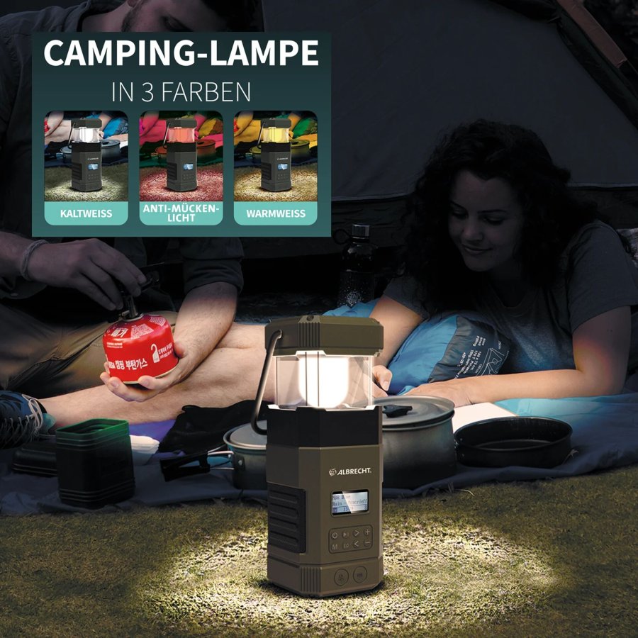 Albrecht DR 114 DAB+ Outdoor- Radio mit Camping-Lampe #9