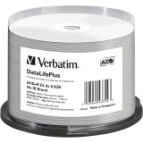 1x50 Verbatim DVD+R Double Layer 8x Speed 8,5GB thermal printable #1