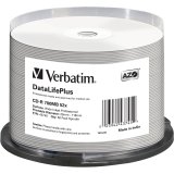 1x50 Verbatim CD-R 80 / 700MB 52x white wide printable NON-ID #1