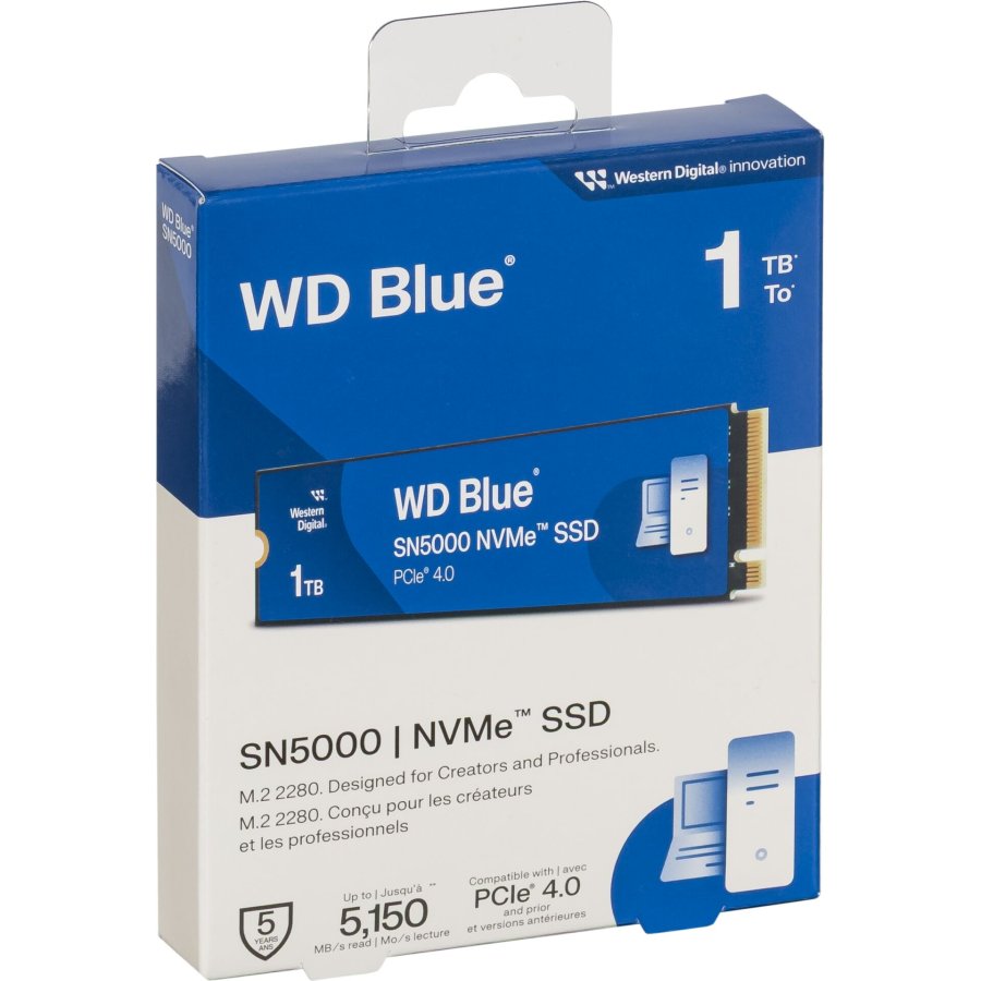 Western Digital Blue SSD     1TB M.2 2280 SN5000      WDS100T4B0E #1