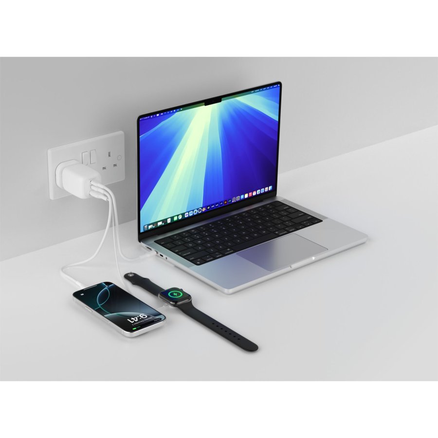 Belkin BOOST Charge 100W USB-C Ladegerät 2xUSB-C/1xA WCH016hqWH #4