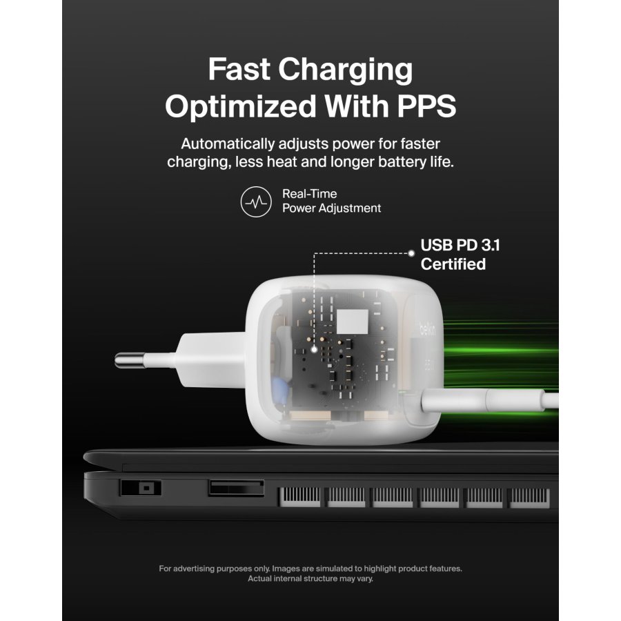 Belkin BOOST Charge 65W USB-C Ladegerät PD und PPS  WCA011kqWH #5
