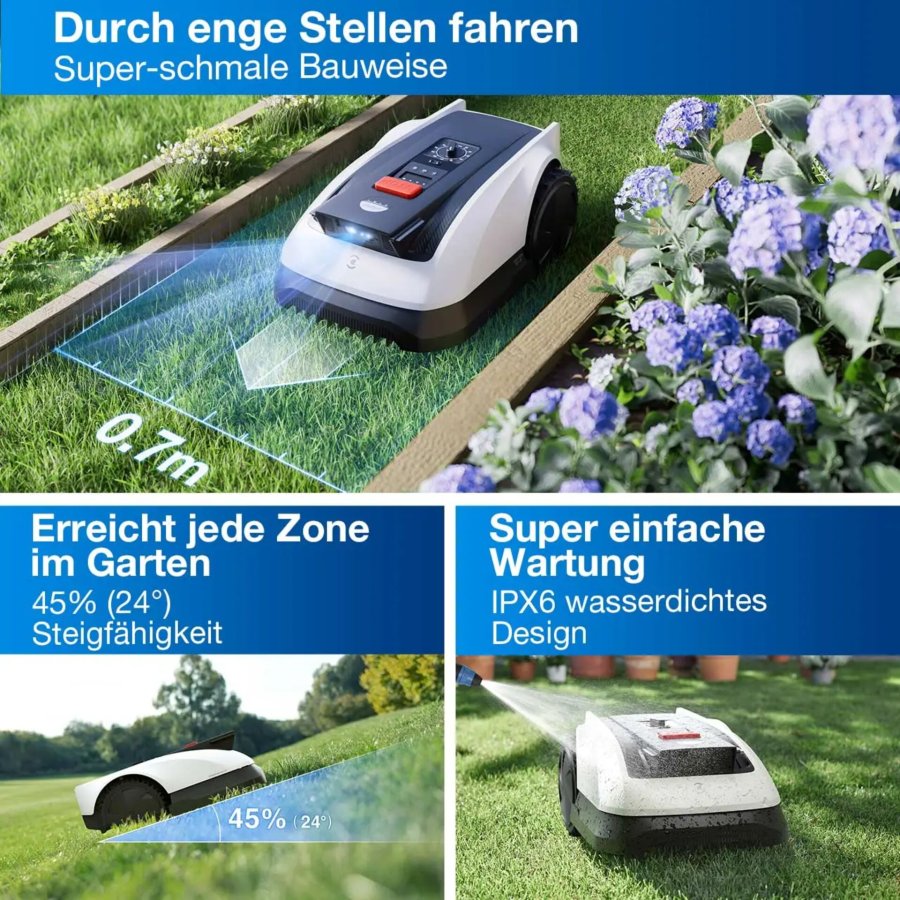 Ecovacs GOAT O800 RTK Rasenmäher-Roboter #4