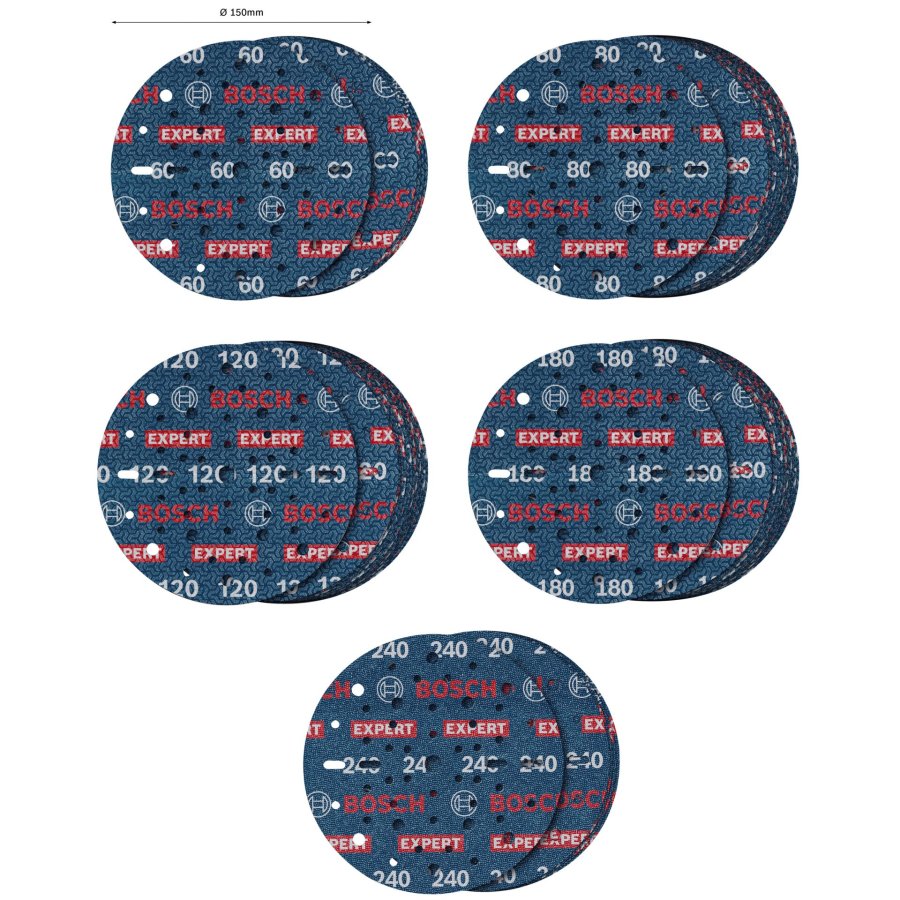 Bosch EXP O780 Foil Schleiffol. Set,150mm,55St #2