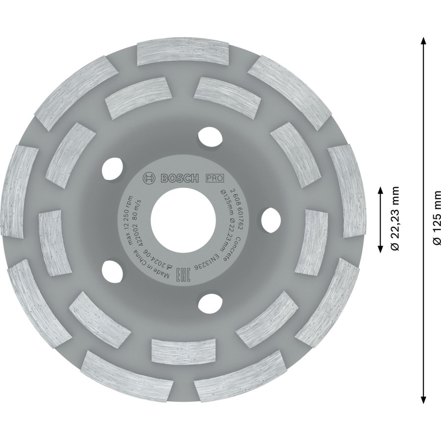 Bosch PRO Beton Topfscheibe,50x 125,22,23m #2