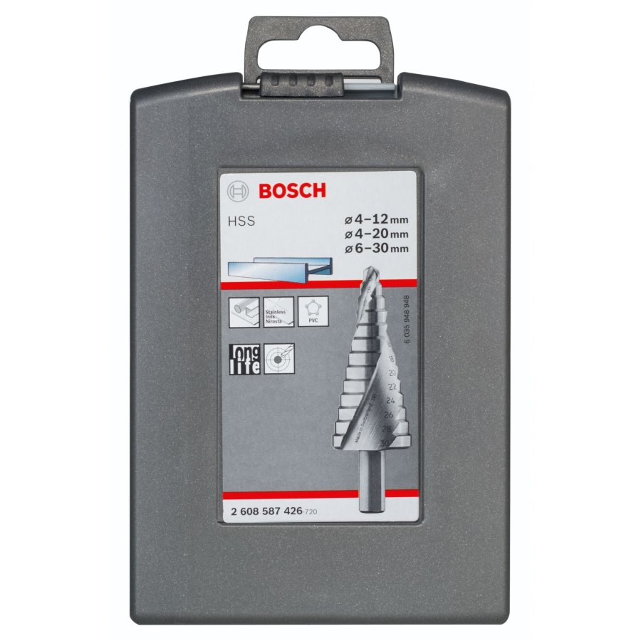Bosch HSS Set 3Stufenbo. 4-12,4- 20,6-30mm #2