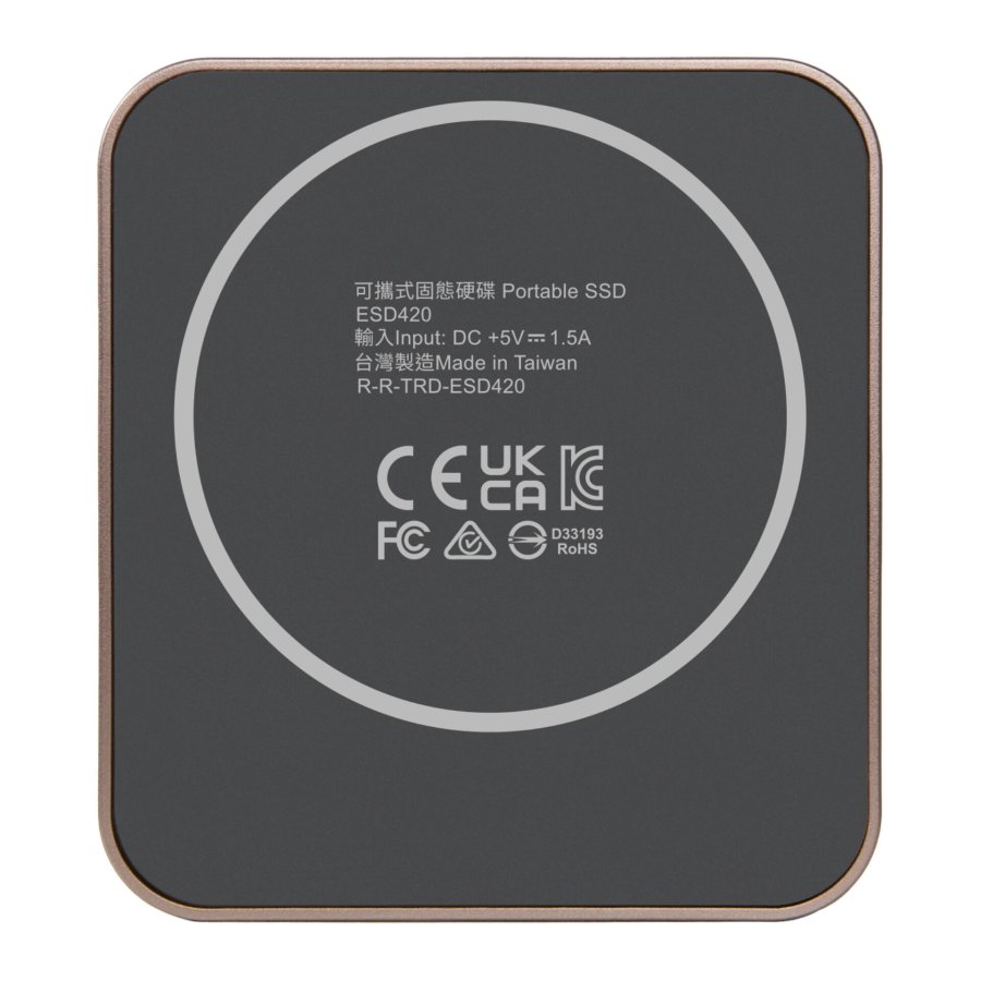 Transcend Portable SSD       1TB Magnetic R/W 2000/2000 Rose Gold #3